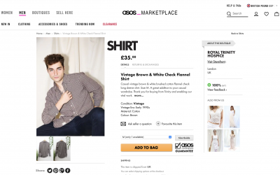 Model for ASOS Marketplace